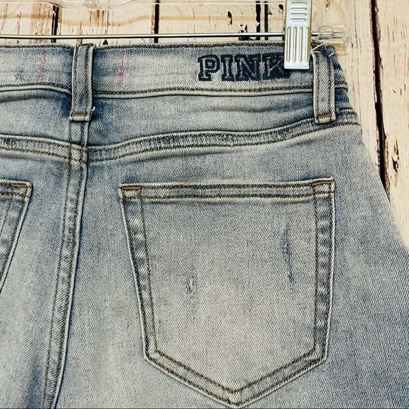 PINK by Victoria’s Secret Denim Jean Shorts - Picture 6 of 7